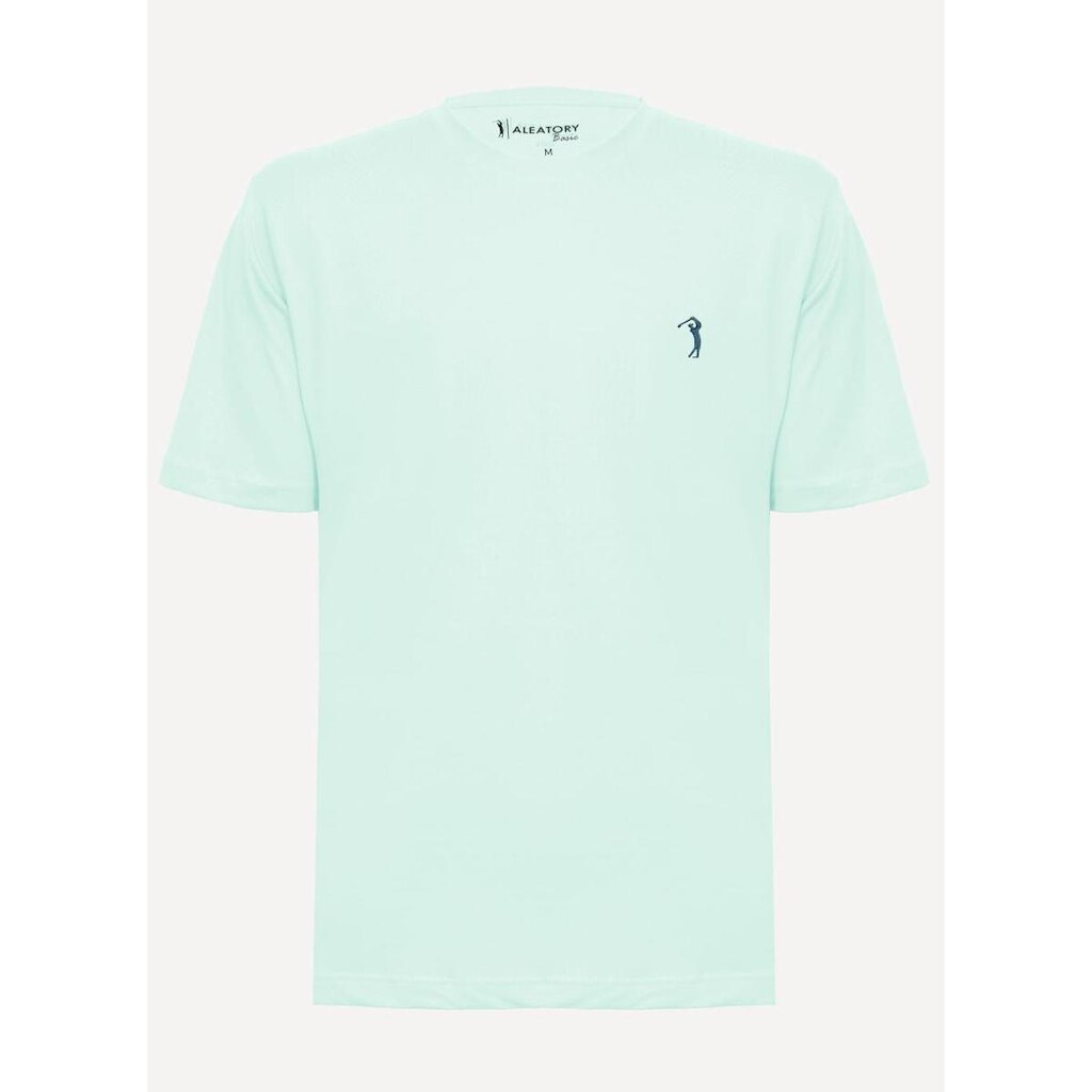 Camiseta Aleatory Lisa Azul Pastel