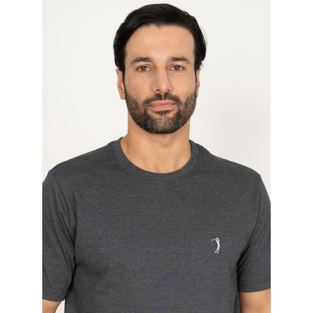 Camiseta Aleatory Lisa Chumbo Mescla