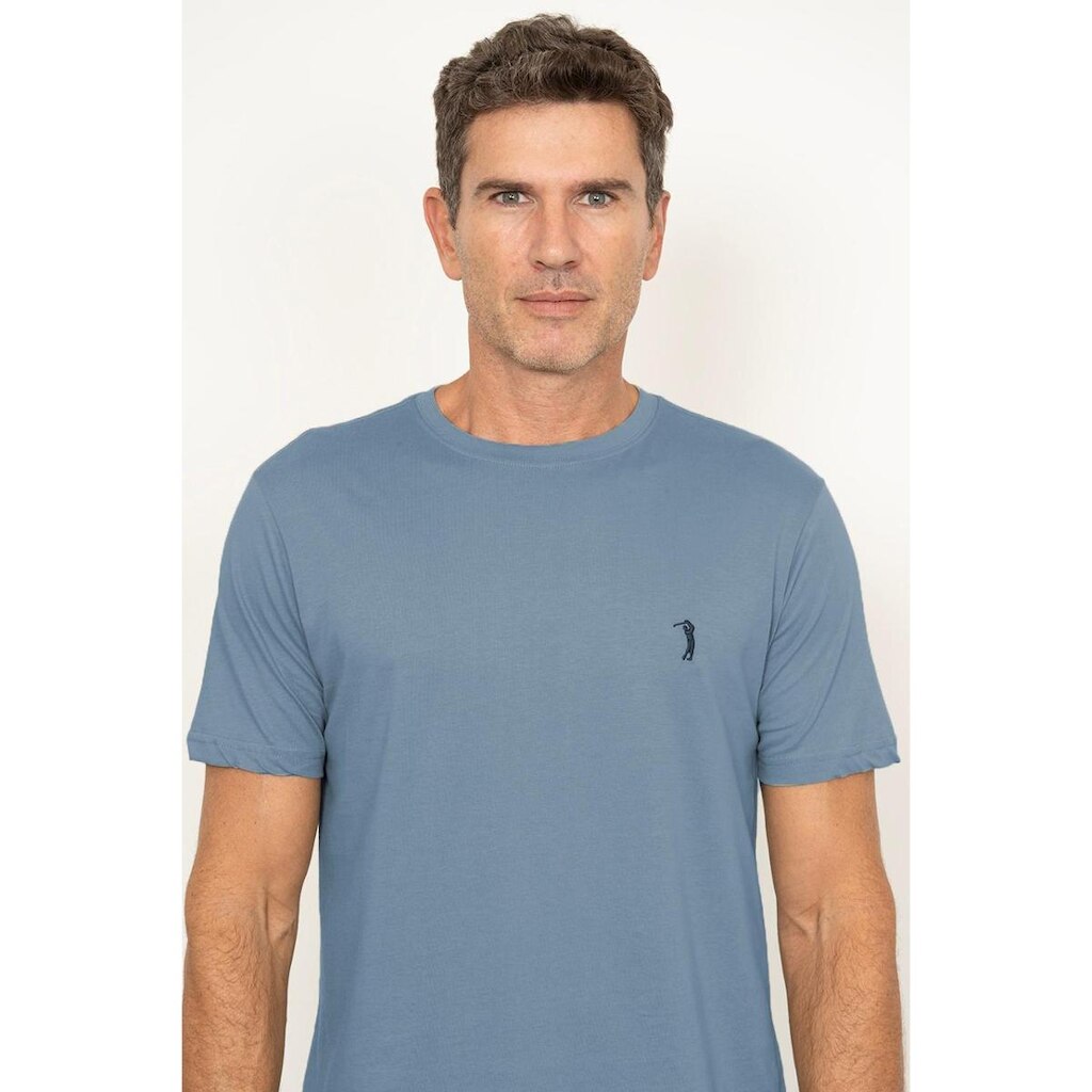 Camiseta Aleatory Lisa Smoke Blue