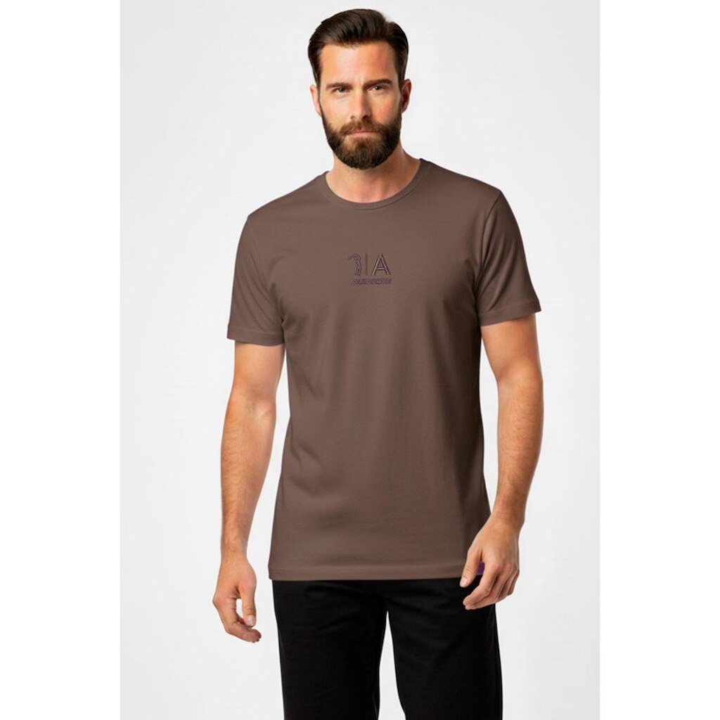 Camiseta Aleatory Lisa Stefan Chocolate