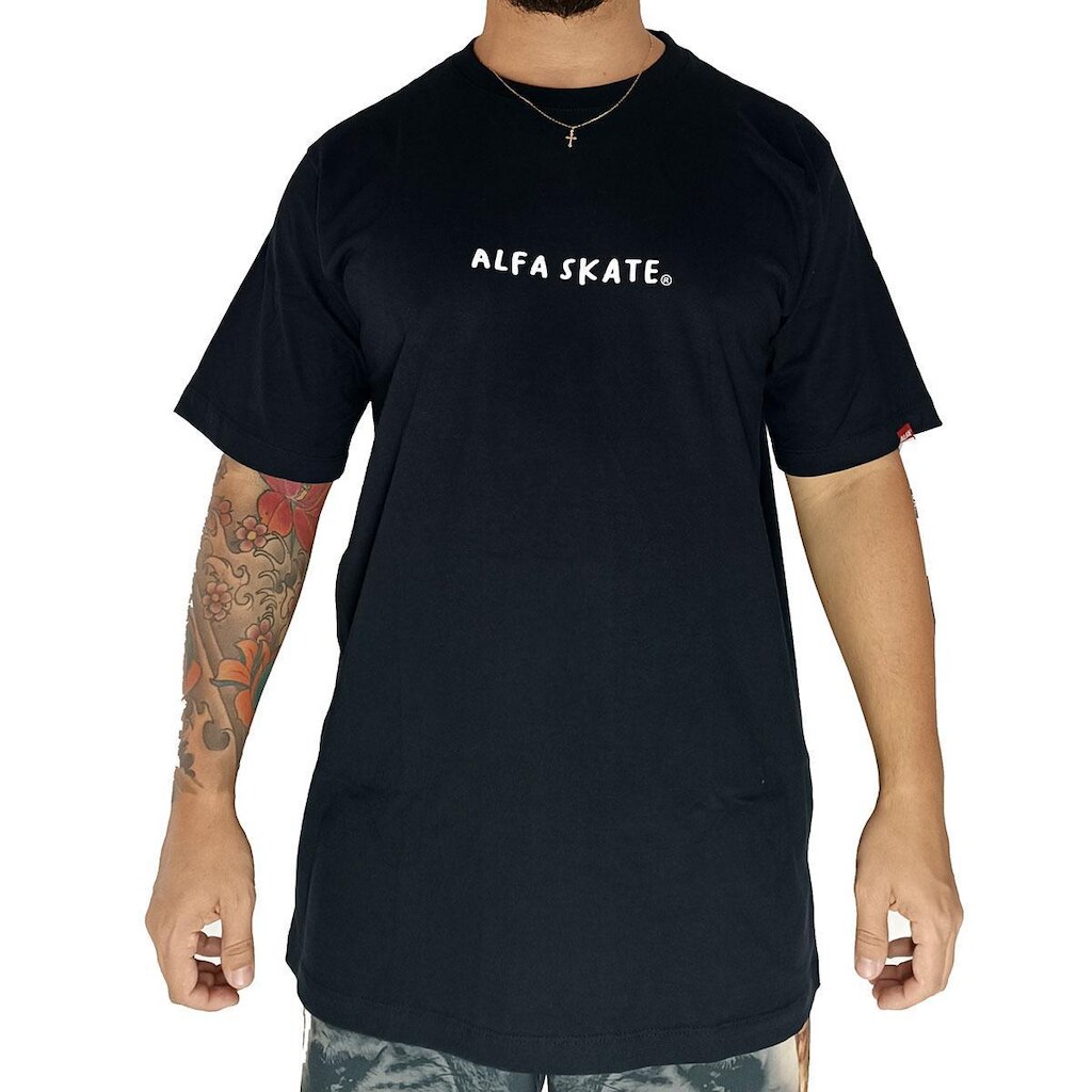 Camiseta Alfa Skate Cogumelo