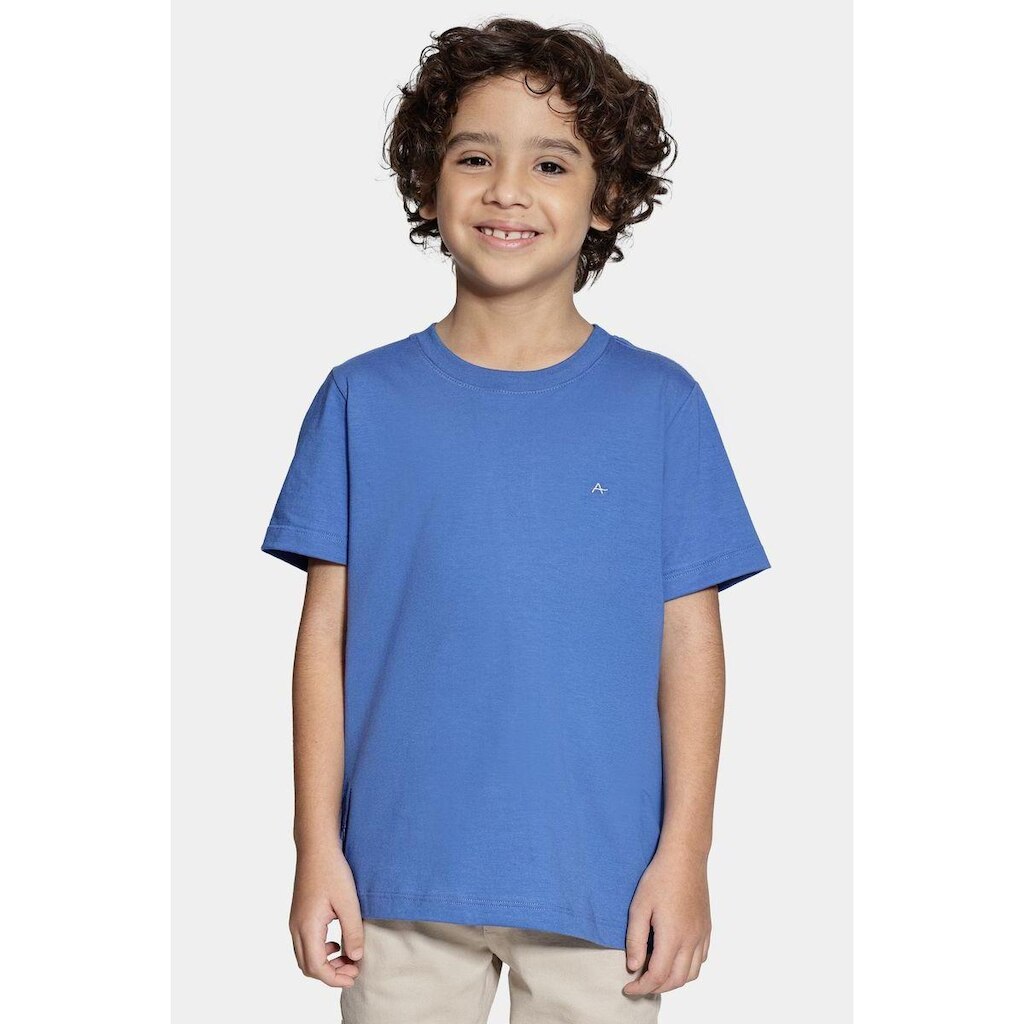 Camiseta Algodão Aramis Básica Manga Curta Azul Royal
