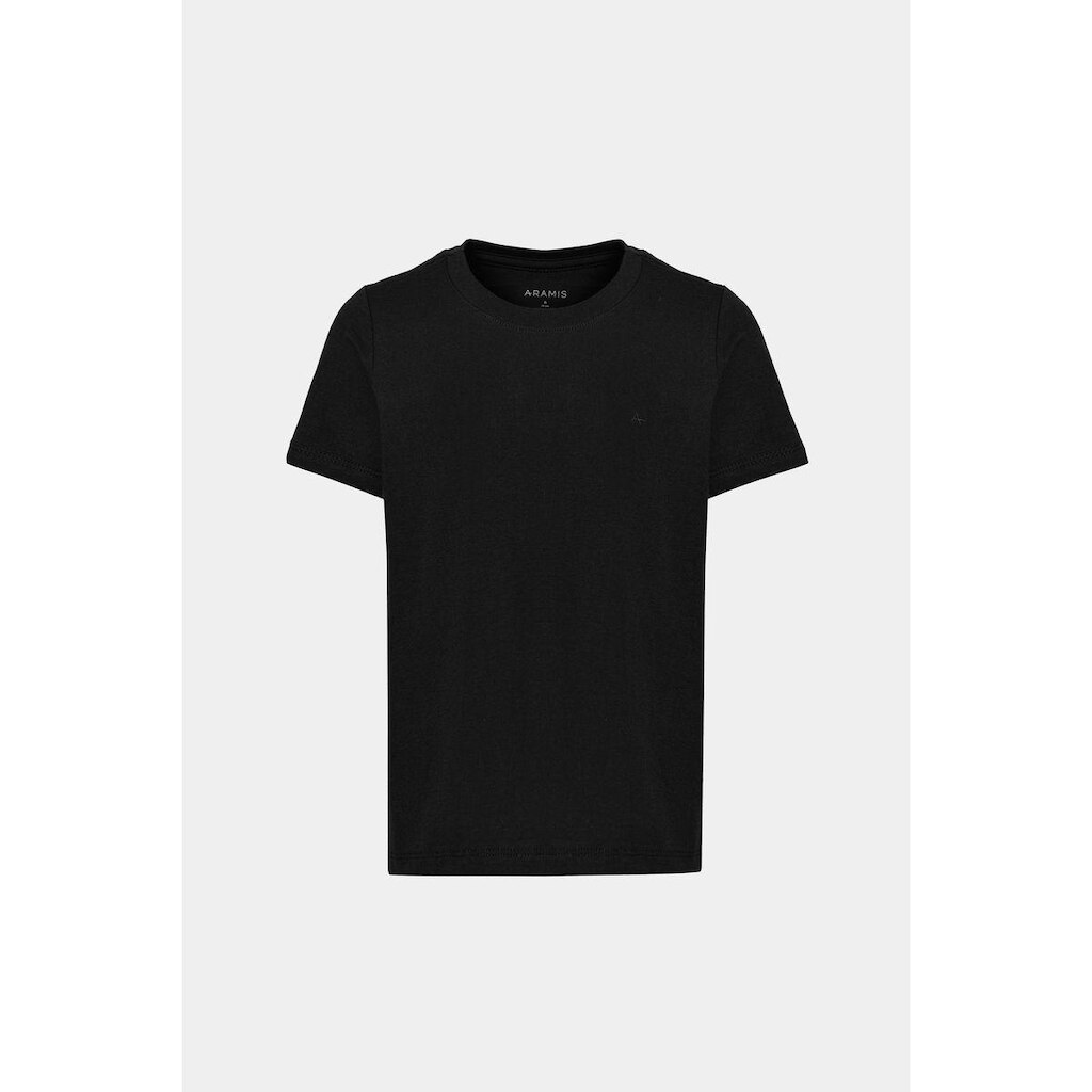 Camiseta Algodão Aramis Básica Manga Curta Preto