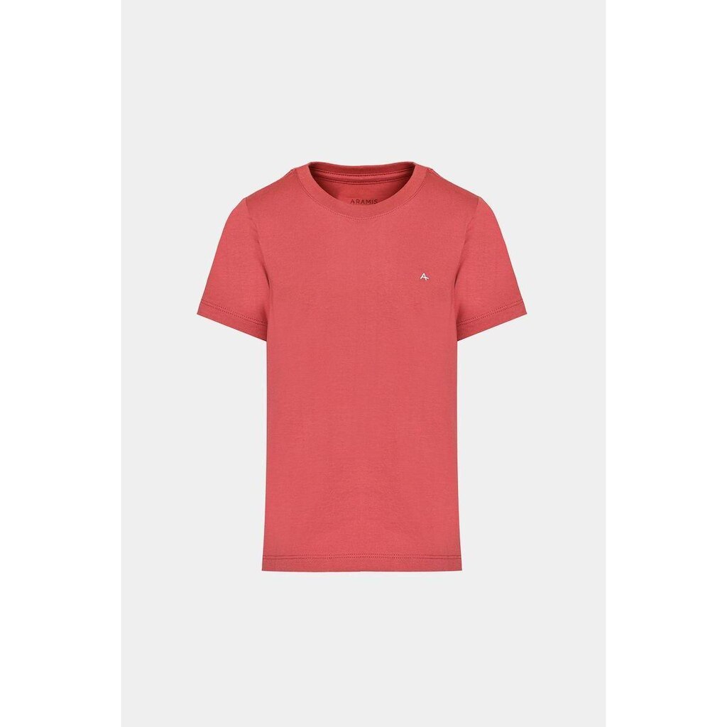 Camiseta Algodão Aramis Básica Manga Curta Vermelho