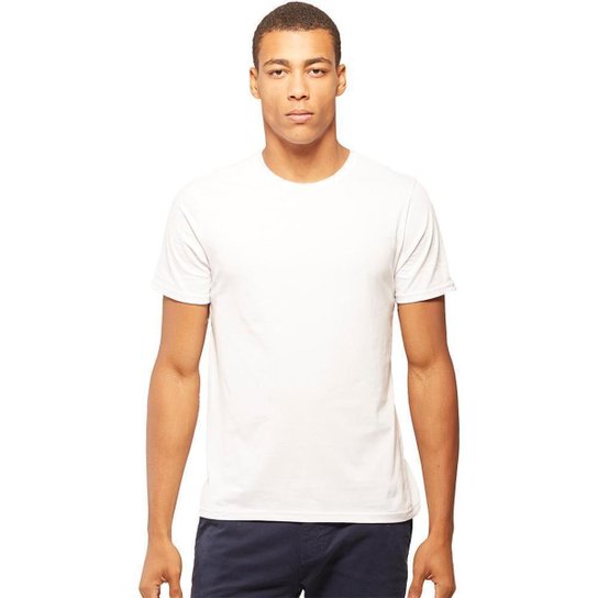 Camiseta Algodão Premium Masculina - Branco é ruim? Camiseta Algodão Premium Masculina - Branco é boa?