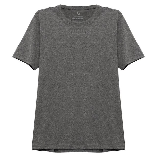 Camiseta Algodão Premium Masculina - Mescla é ruim? Camiseta Algodão Premium Masculina - Mescla é boa?