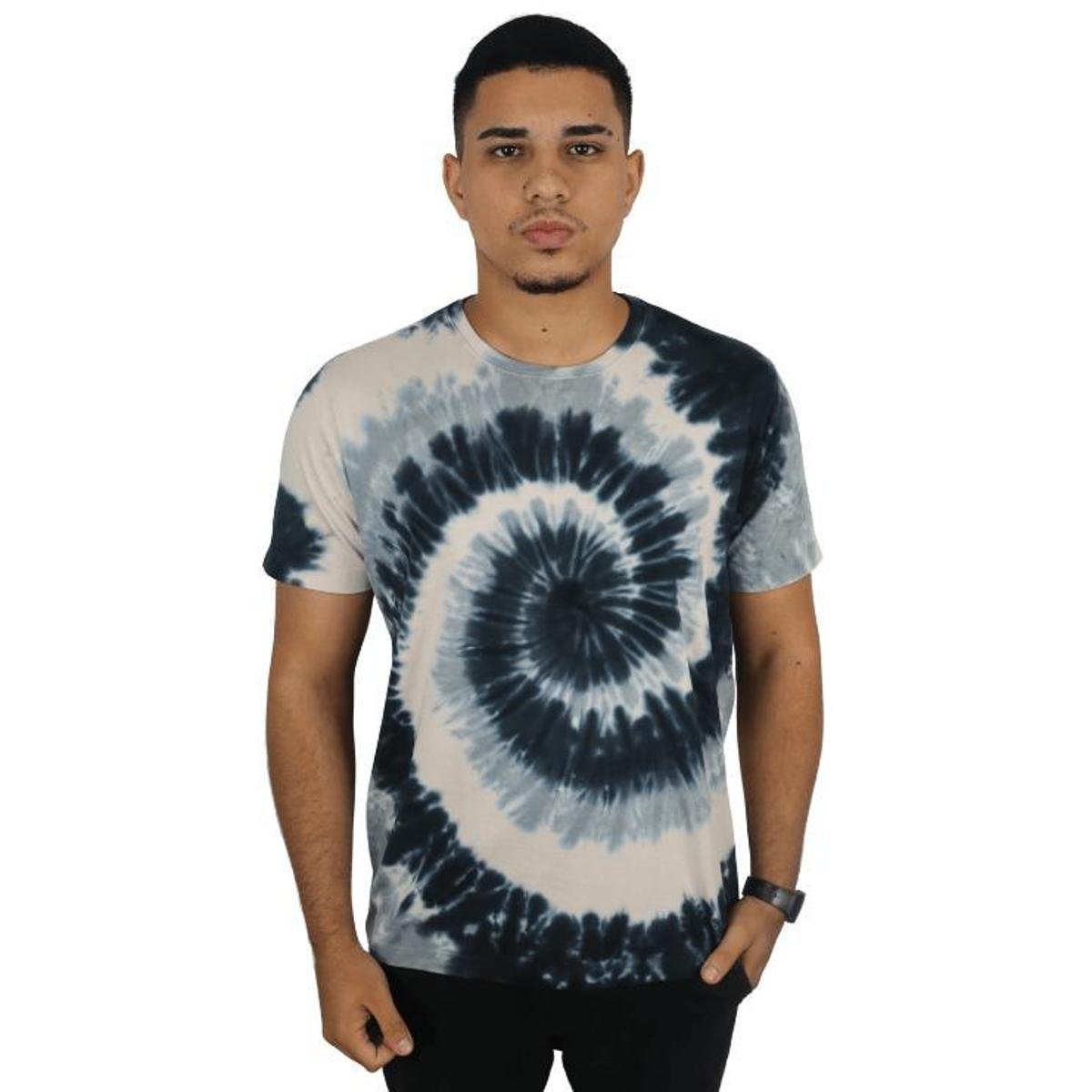 Lejía Blusas Tie Dye Negras Tie Dye Lejia Playeras Pintadas Con