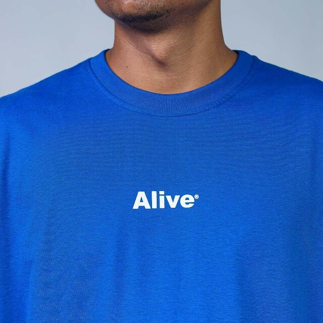 Camiseta Alive Basic Azul Royal