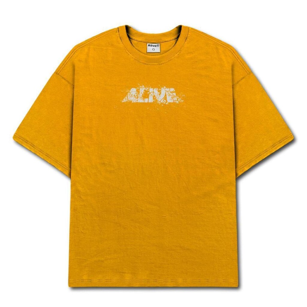 Camiseta Alive Destroyed Mostarda