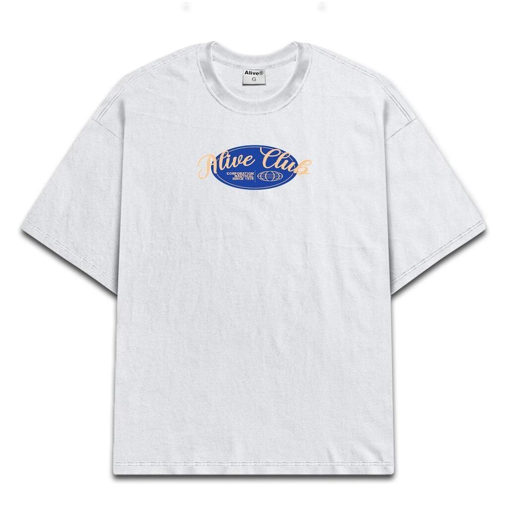 Camiseta Alive Globe Branco
