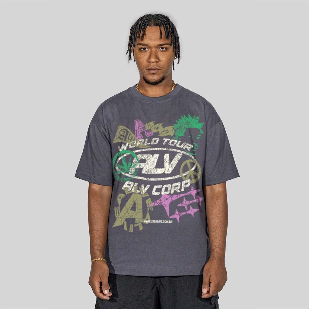 Camiseta Alive Oversized Tour Unissex
