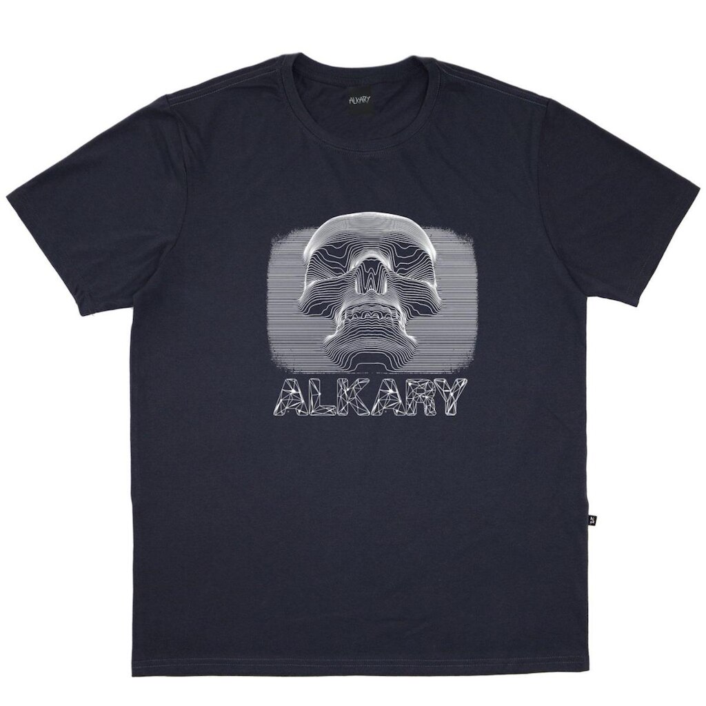 Camiseta Alkary Caveira 3D