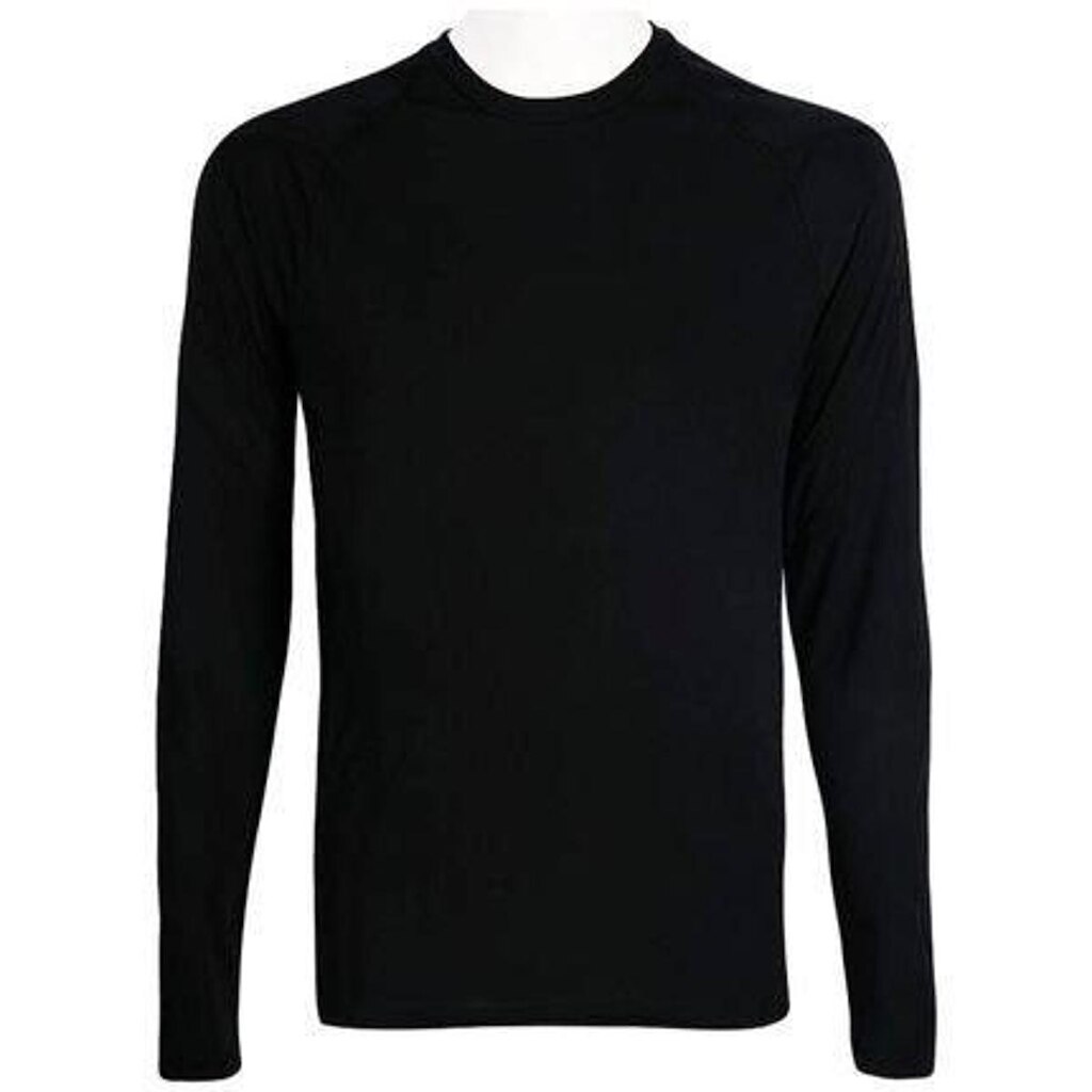 Camiseta Alkary Manga Longa Preta
