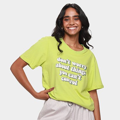 Camiseta All Is Love Don & apos;t Worry Feminina - Feminino