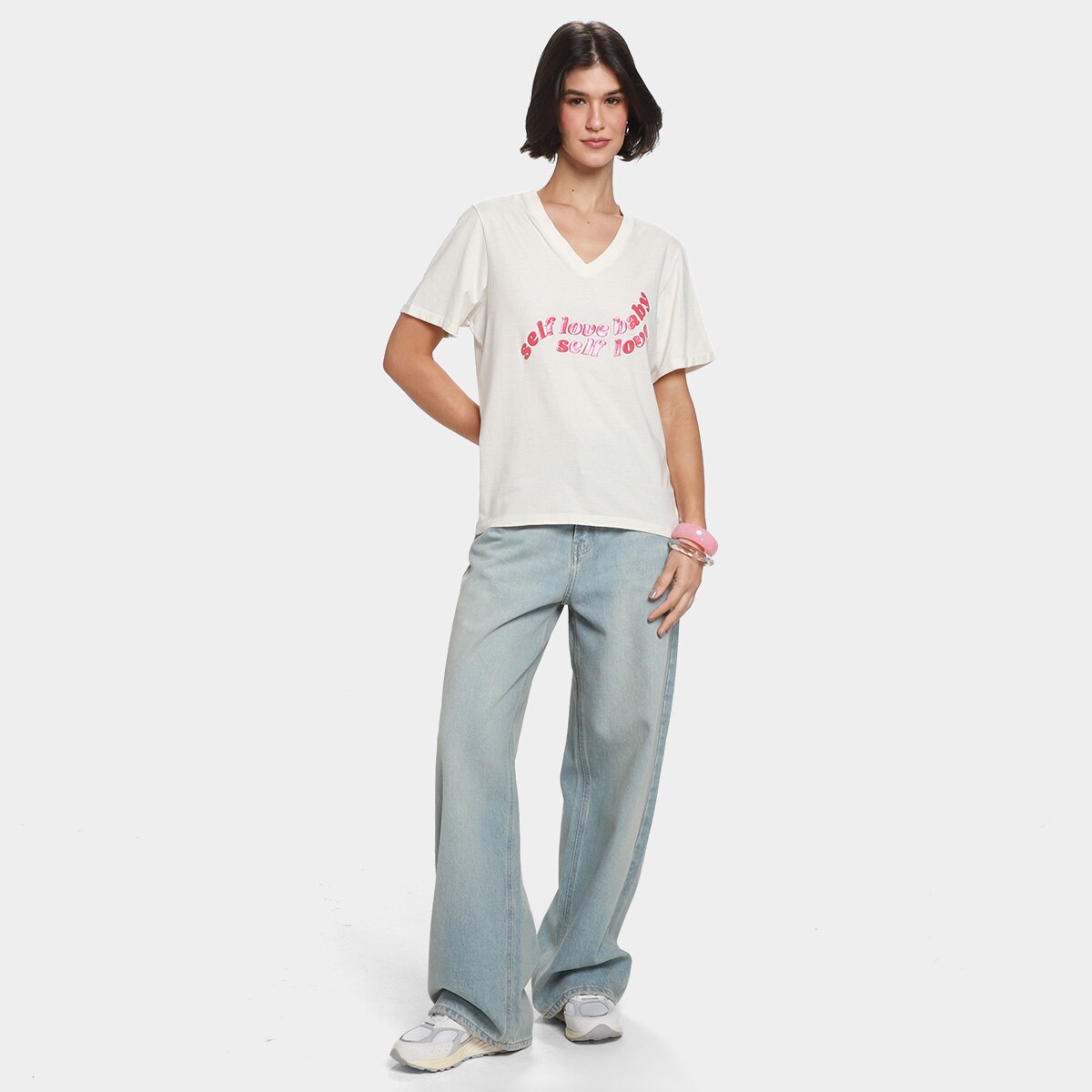 Camiseta All Is Love Self Love Feminina - 3