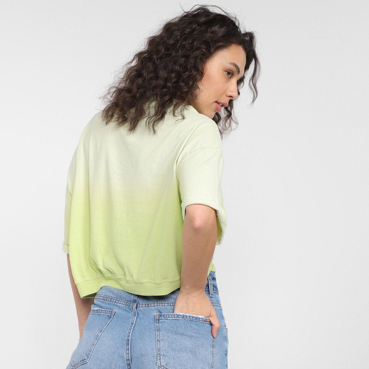 Camiseta Animale Jeans Raglan Feminina - 1