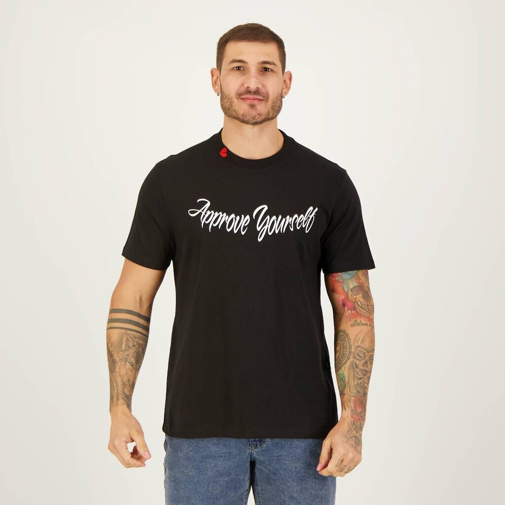 Camiseta Approve Heartbroken Preta