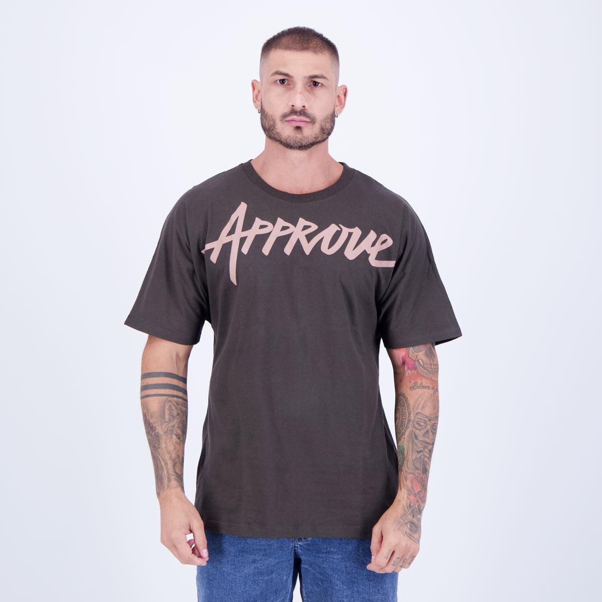 Camiseta Approve New Classic Marrom