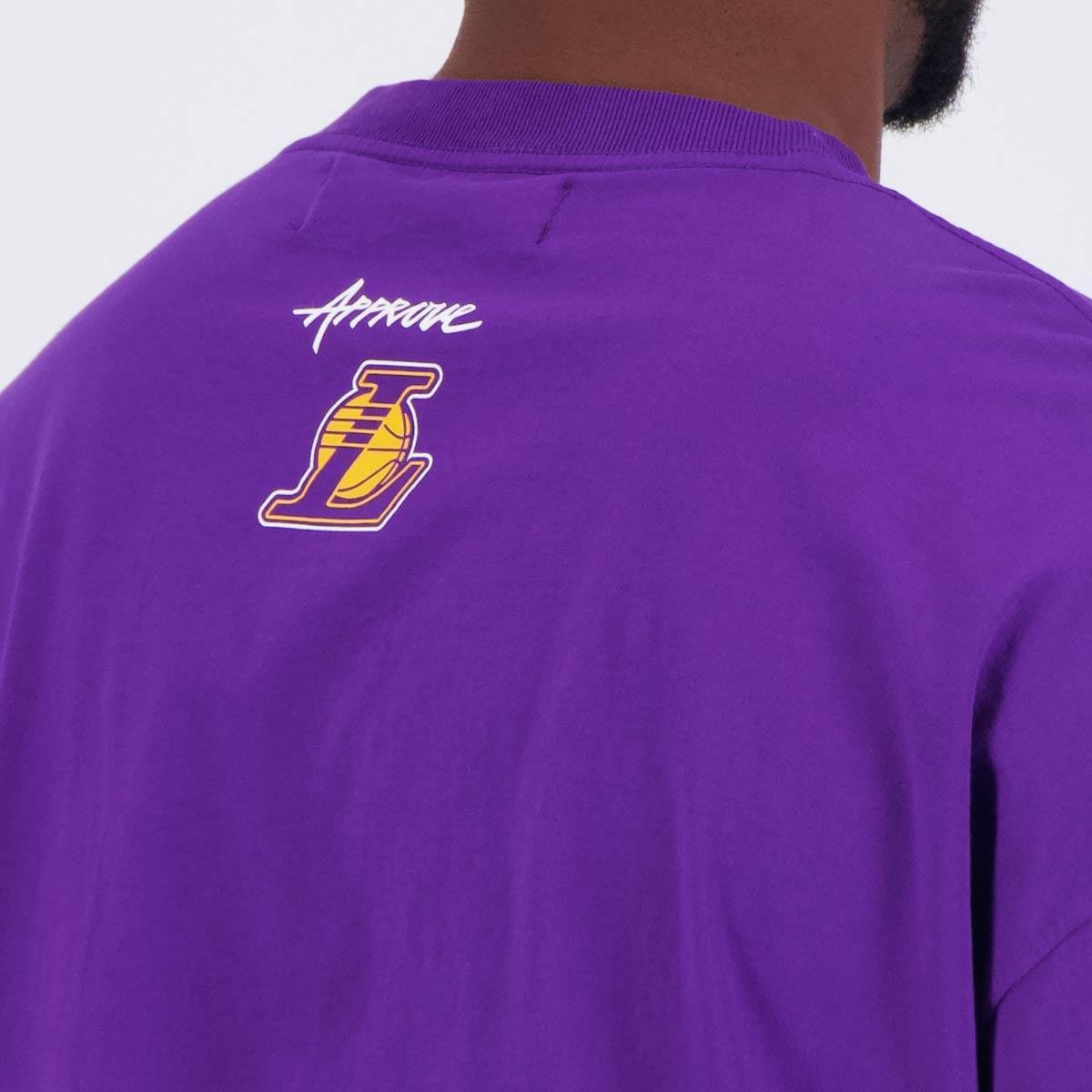 Camiseta Approve Over New NBA Lakers Roxa - Roxo | Netshoes
