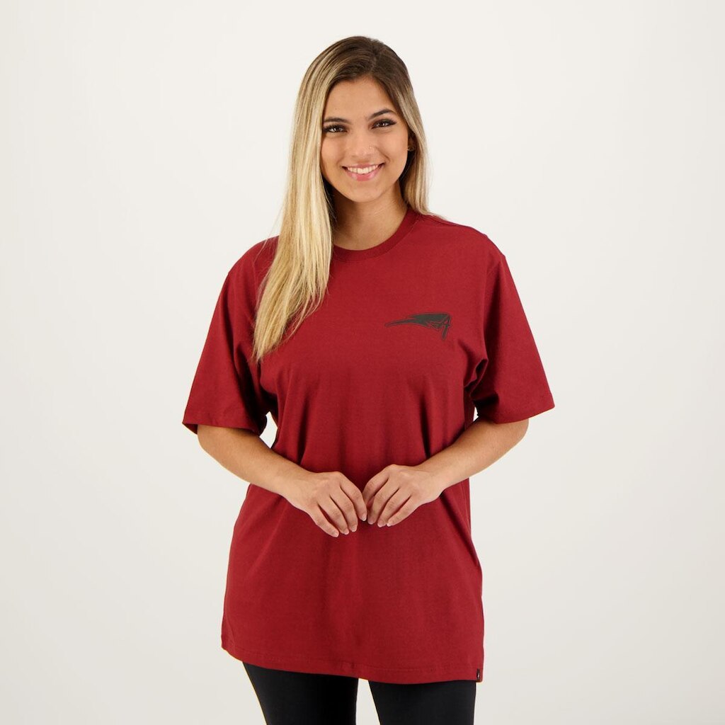 Camiseta Approve Spare Star Feminina Vinho
