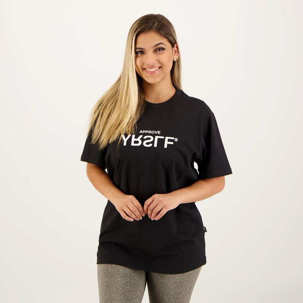 Camiseta Approve YRSLF Feminina Preta