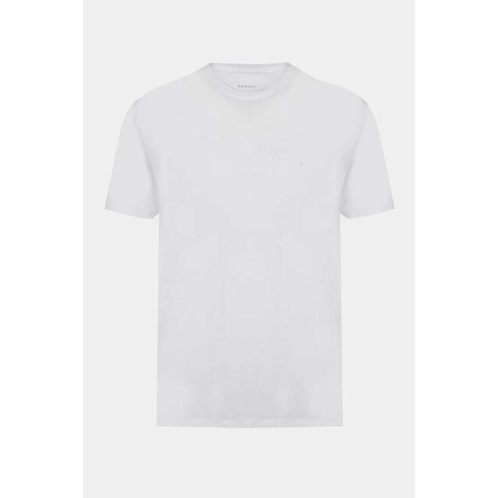 Camiseta Aramis Basica Algodão Manga Curta Branco
