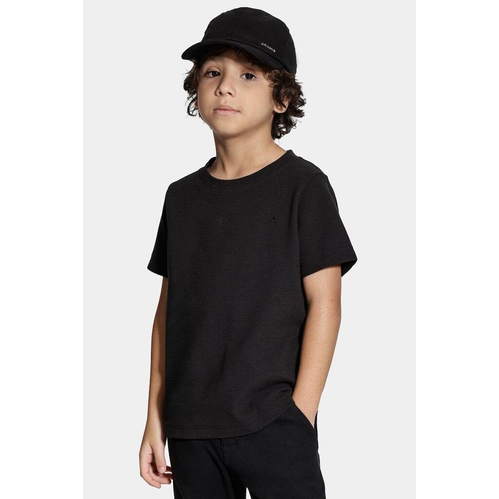 Camiseta Aramis Básica Algodão Manga Curta Preto