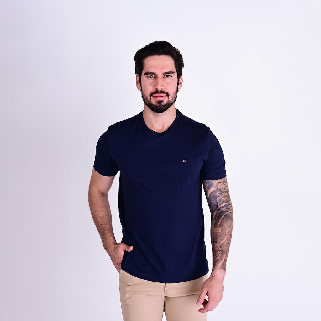 Camiseta Aramis Básica Azul Marinho