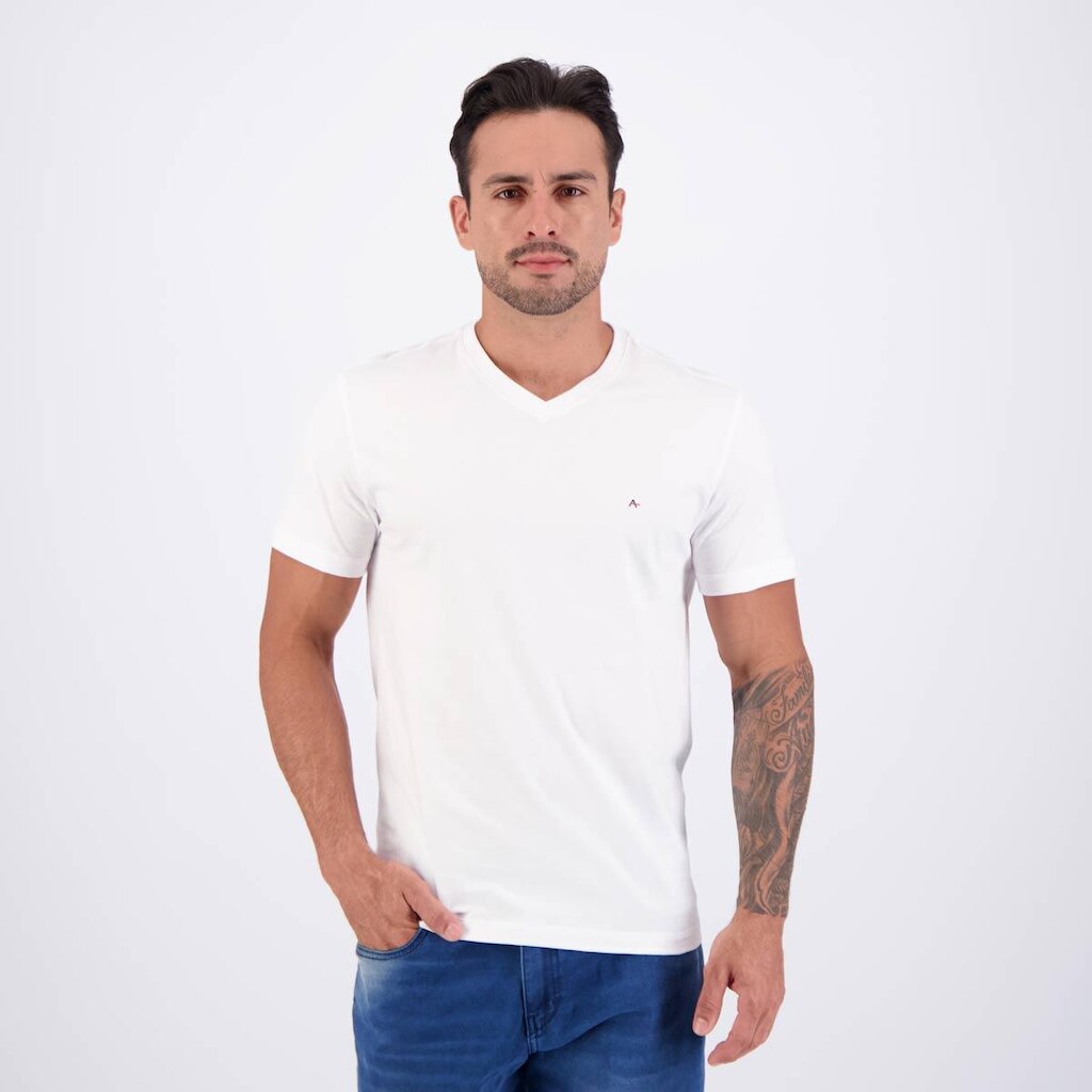Camiseta Aramis Basica Gola V Masculina