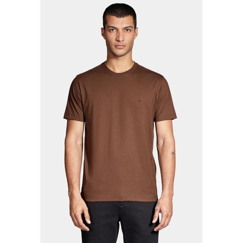 Camiseta Aramis Básica Marrom Chocolate