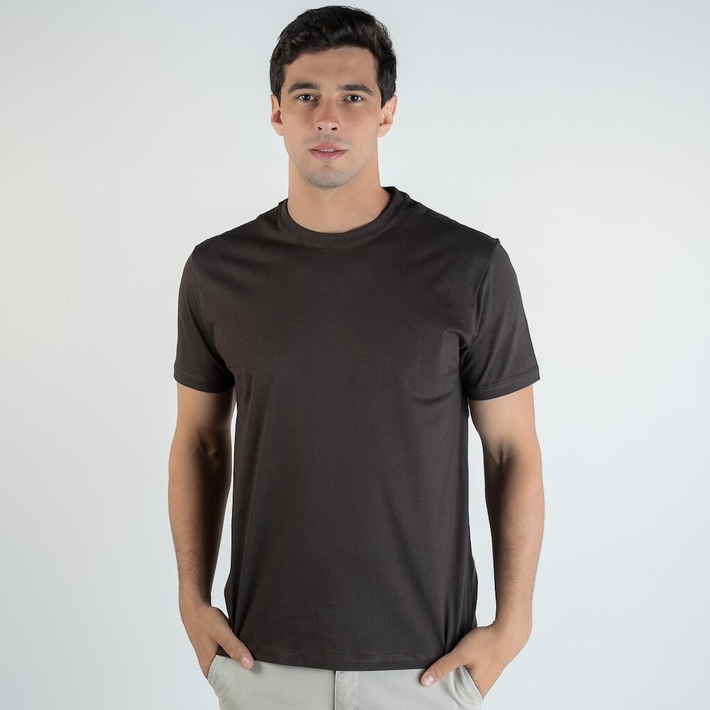 Camiseta Aramis Básica Marrom