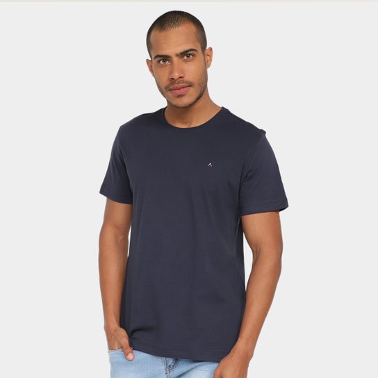 Camiseta Aramis Básica Masculina - Marinho Menor preço em Camiseta Aramis Básica Masculina - Marinho