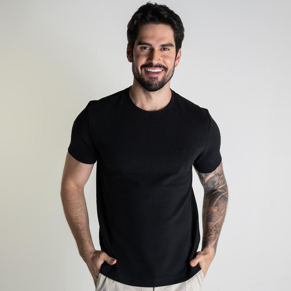 Camiseta Aramis Básica Ottoman Preta