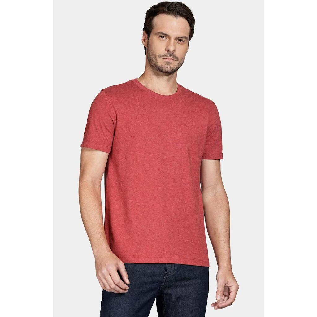 Camiseta Aramis Manga Curta Algodão Básica Vermelho