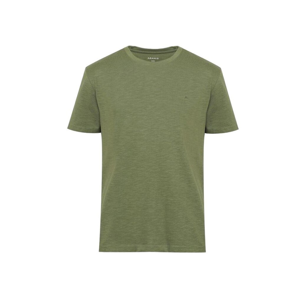 Camiseta Aramis Manga Curta Algodão Flamê Militar