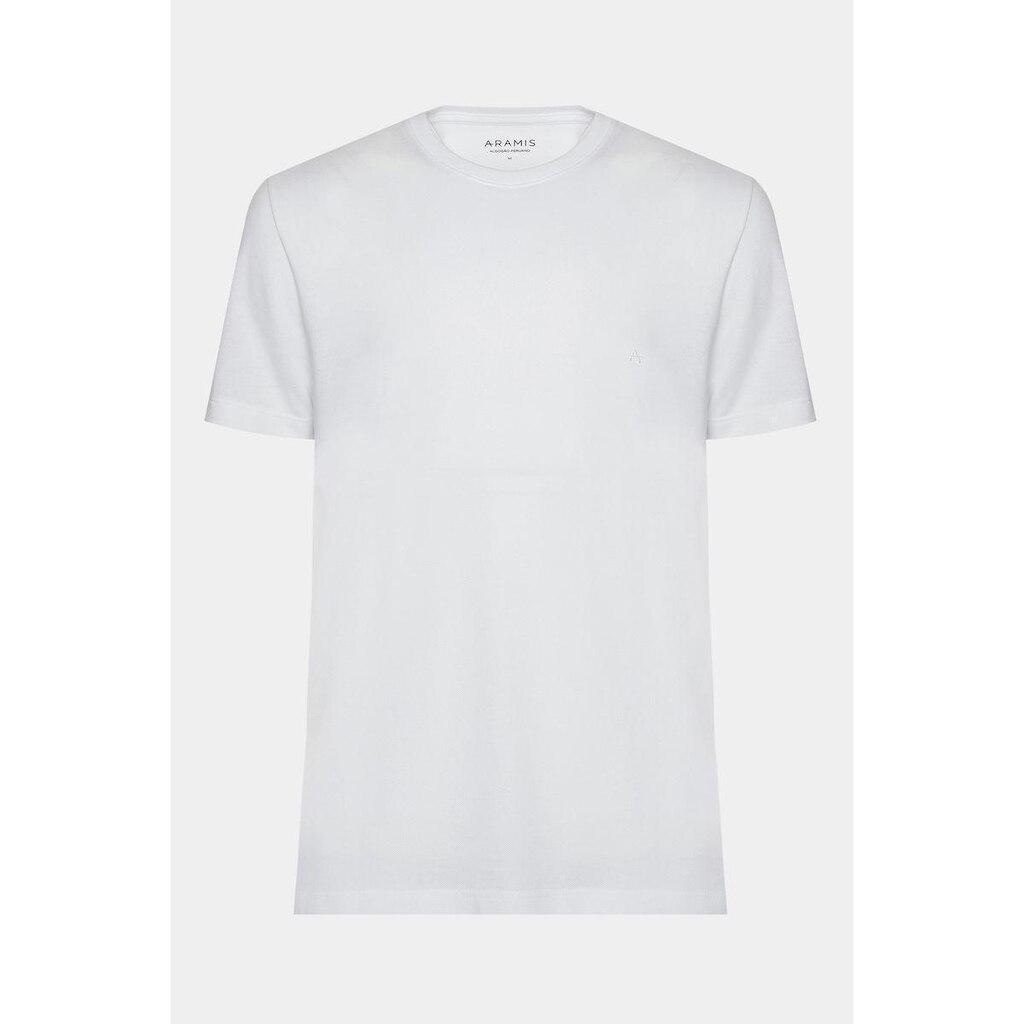Camiseta Aramis Manga Curta Algodão Peruano Branco