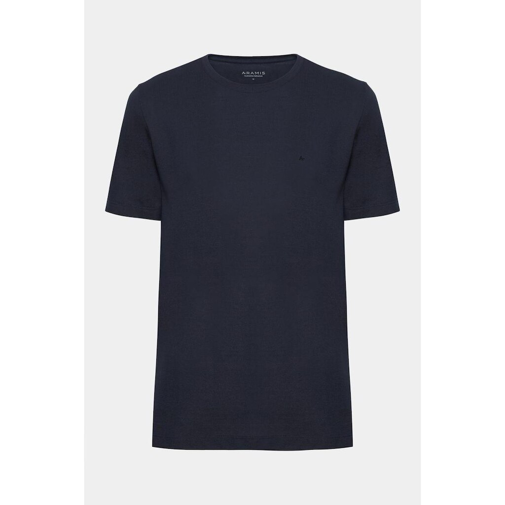 Camiseta Aramis Manga Curta Algodão Peruano Marinho