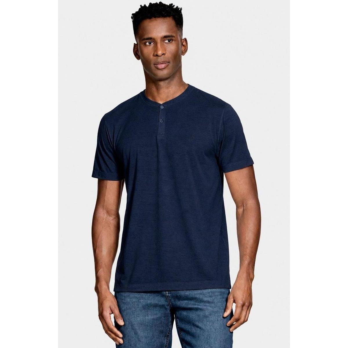 Camiseta Aramis Manga Curta em Blend de Linho