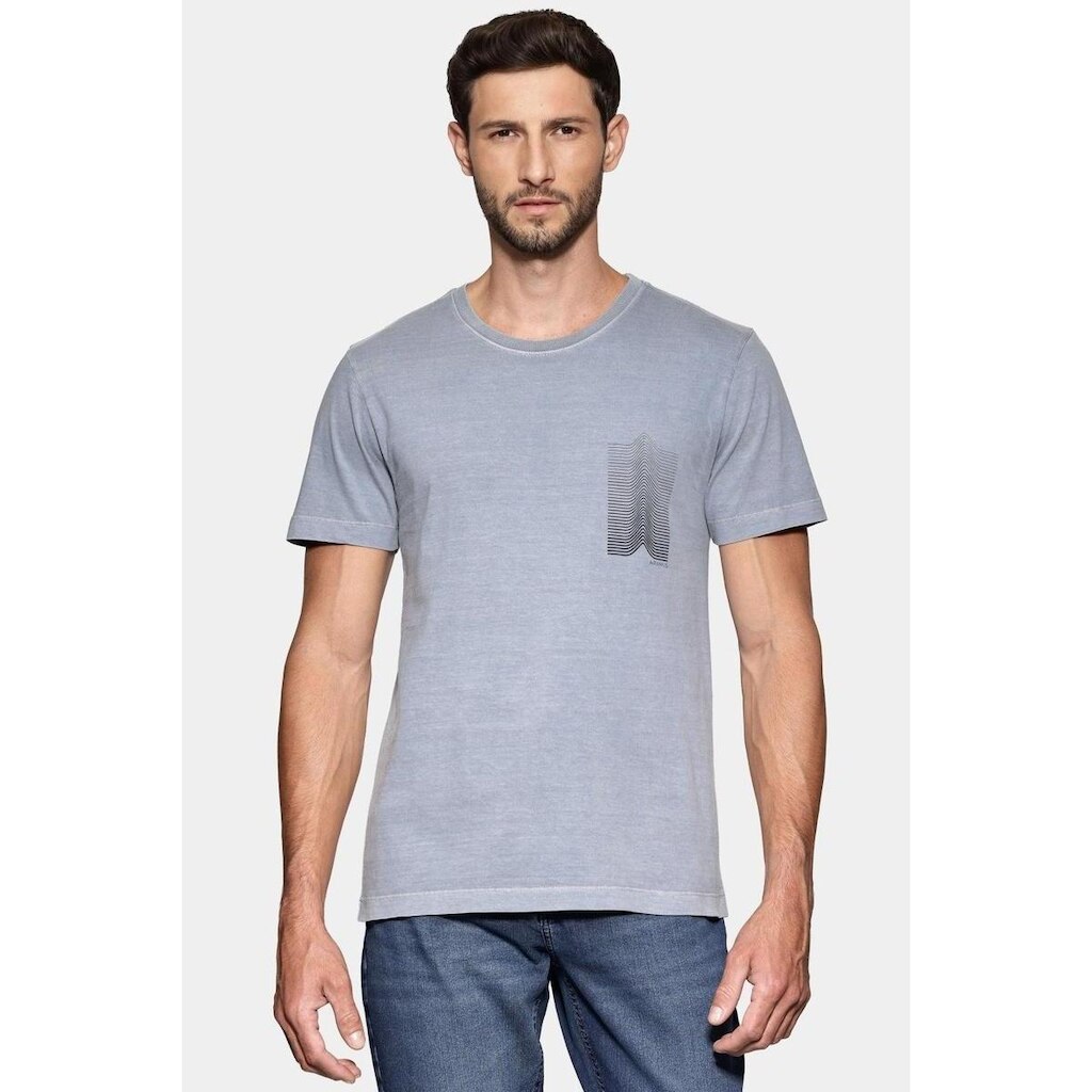 Camiseta Aramis Manga Curta Estampada Linhas