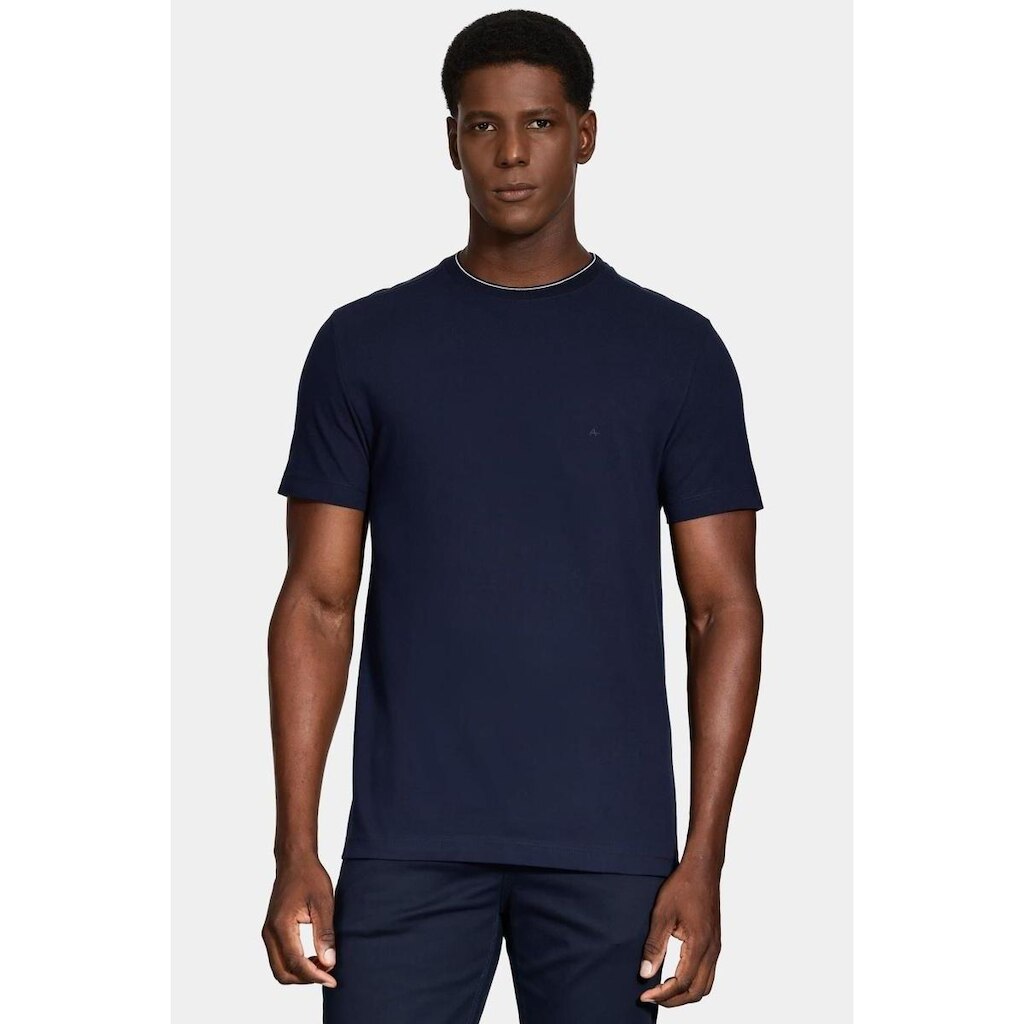 Camiseta Aramis Manga Curta Friso Gola