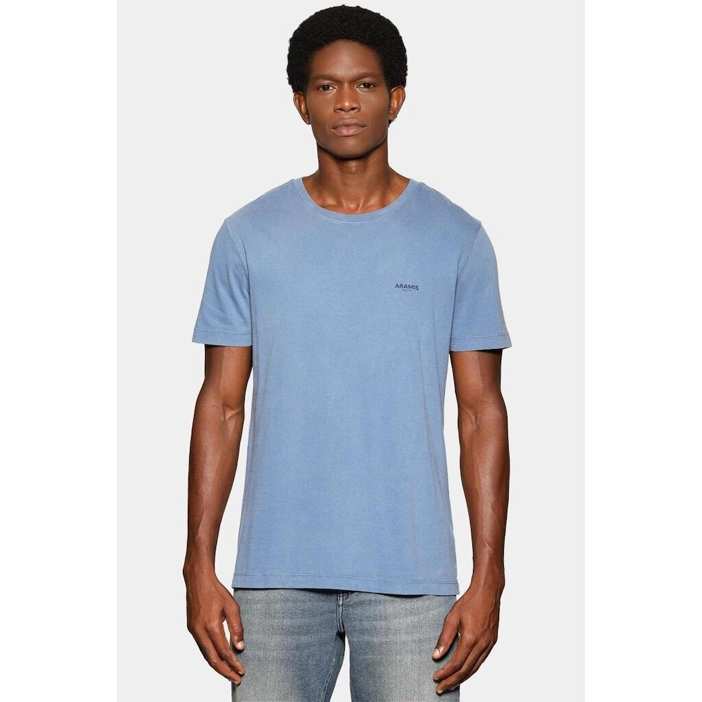 Camiseta Aramis Manga Curta Lavada Básica