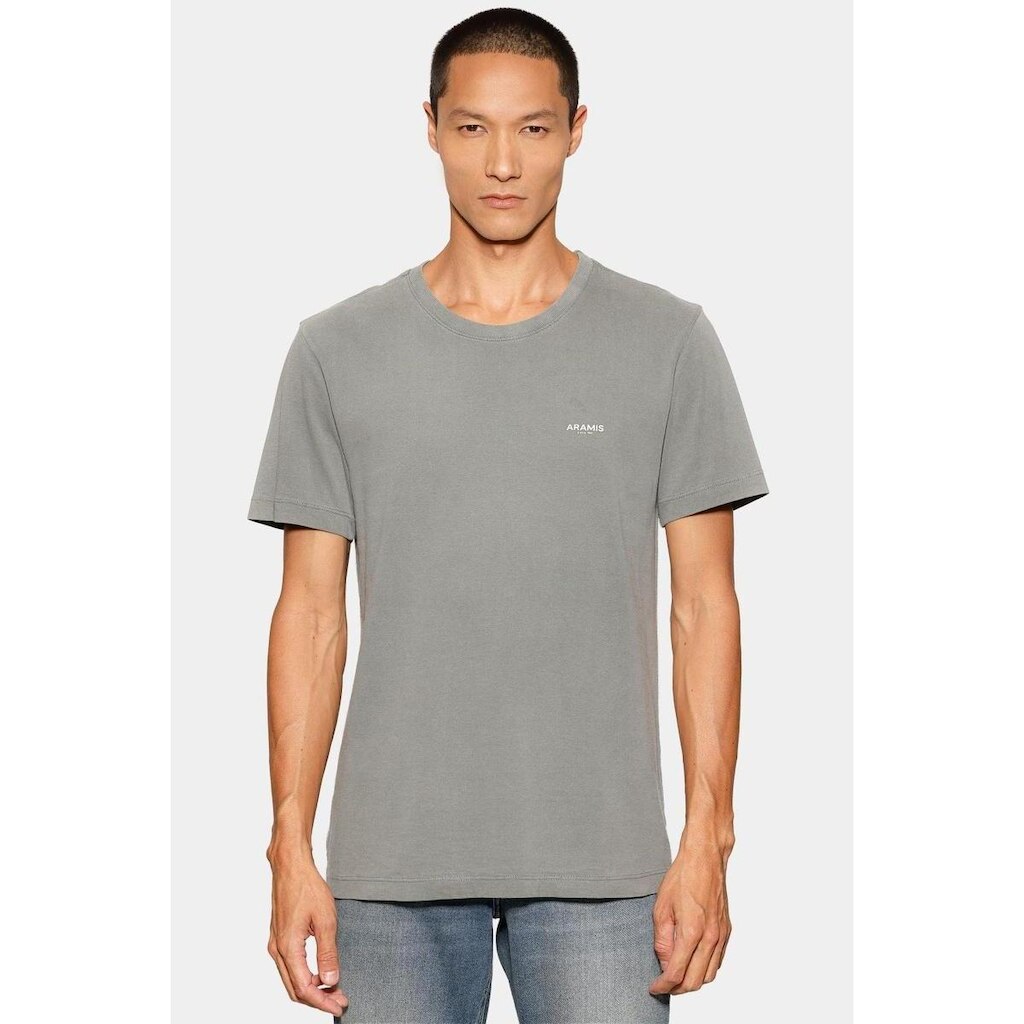 Camiseta Aramis Manga Curta Lavada Básica