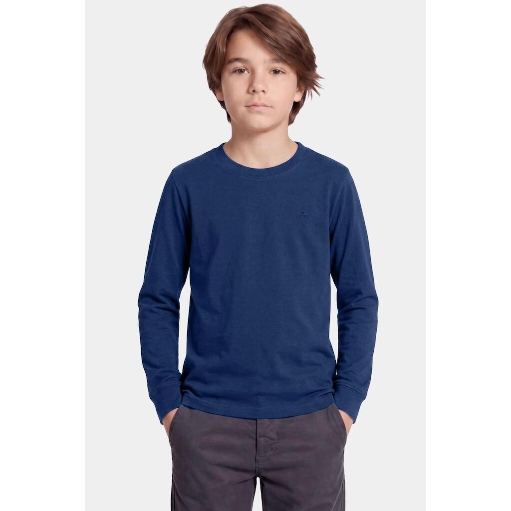 Camiseta Aramis Manga Longa Básica Infantil Navy
