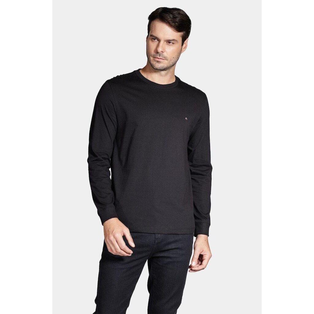 Camiseta Aramis Manga Longa Malha Básica