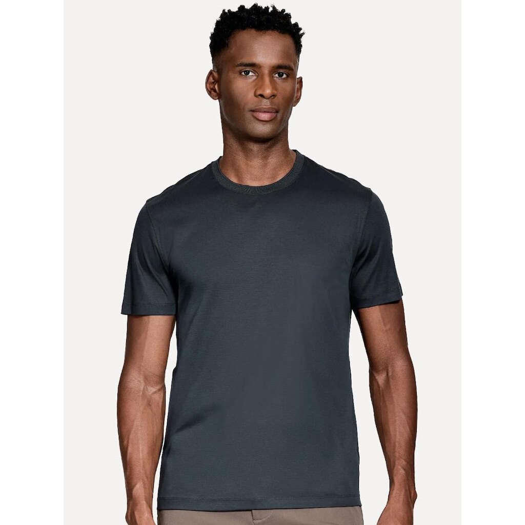 Camiseta Aramis Masculina Basic Silk Blend Modal Azul Marinho CS.13.0021 023