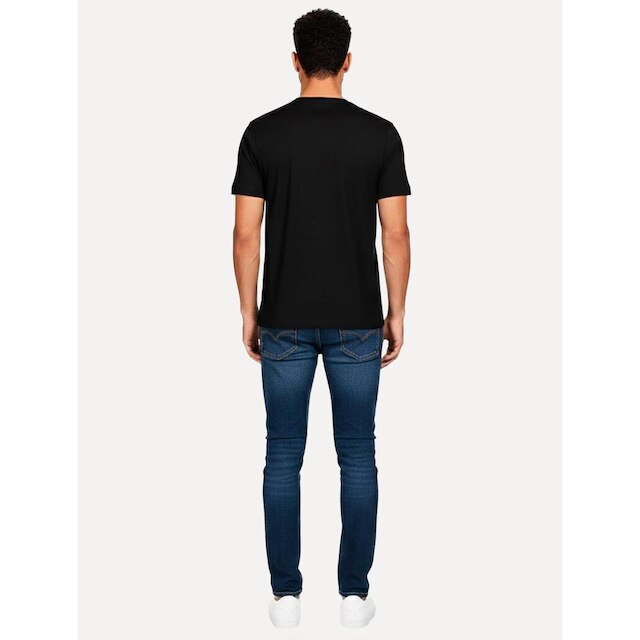 Camiseta Aramis Masculina Crewneck Basic Lisa Preta