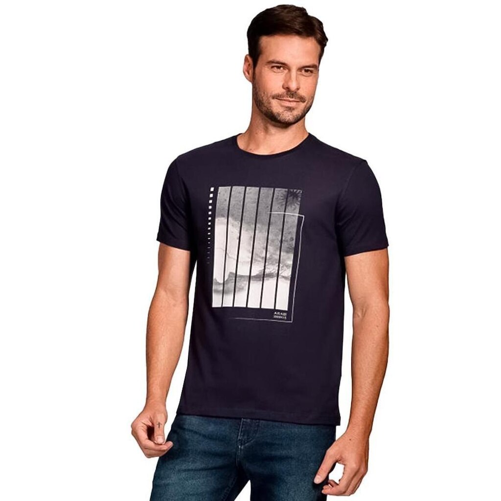 Camiseta Aramis Ocean Barcode Masculino