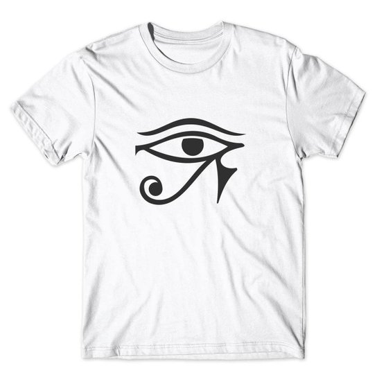 Camiseta As Braba Masculina Tshirt Camisa Olho Hórus - Branco Menor preço em Camiseta As Braba Masculina Tshirt Camisa Olho Hórus - Branco