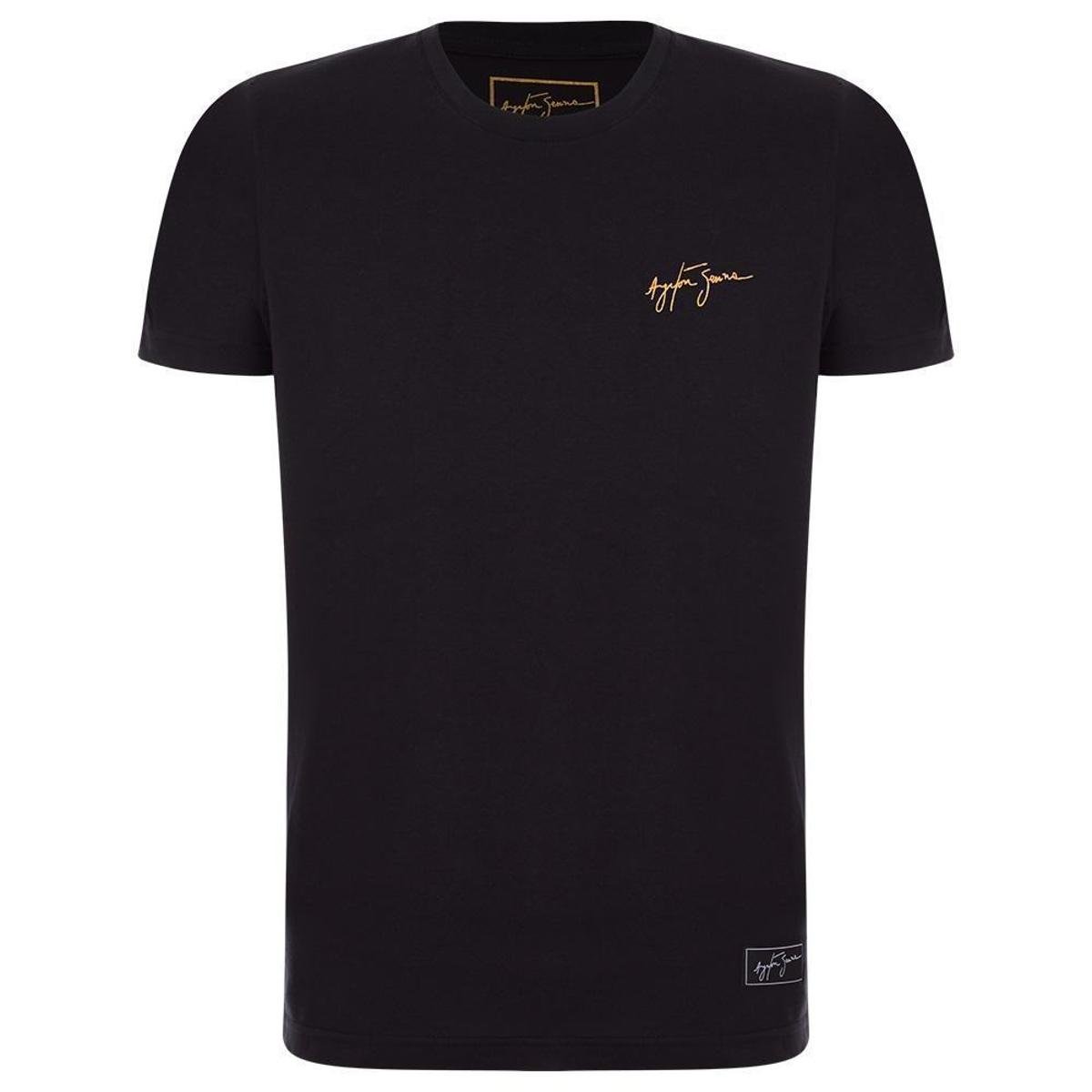 Camiseta Ayrton Senna Assinatura em promoção na Netshoes!