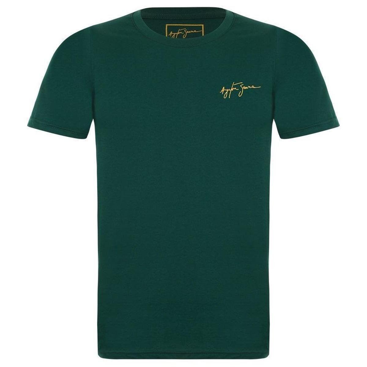 Camiseta Ayrton Senna Assinatura Infantil em promoção na Netshoes!
